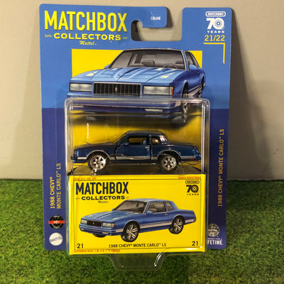 1988 Chevy Monte Carlo LS #21 * 2023 Matchbox Collectors Series Case U