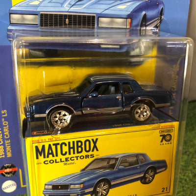 1988 Chevy Monte Carlo LS #21 * 2023 Matchbox Collectors Series Case U