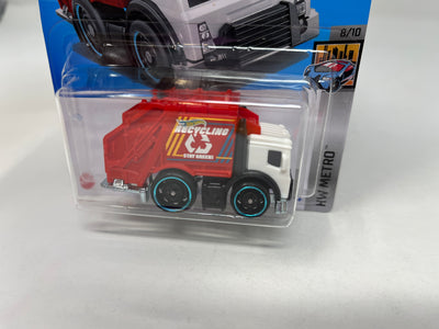Total Disposal #160 * White/Red * 2024 Hot Wheels Case J