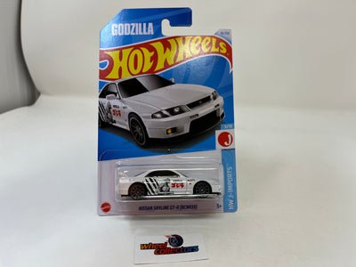 Nissan Skyline GT-R BCNR33 Godzilla #96 * White * 2024 Hot Wheels Basic Case D