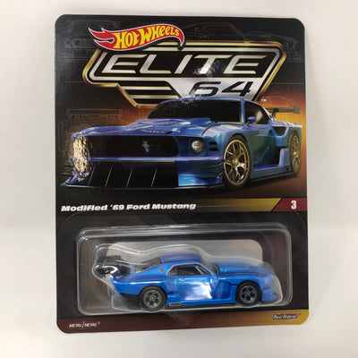 Modified '69 Ford Mustang * Hot Wheels Elite 64 Mattel Creations