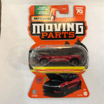 2024 Chevy Blazer EV * RED * 2023 Matchbox Moving Parts Case H