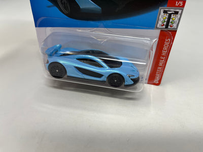 McLaren P1 #165 * Blue * 2024 Hot Wheels Case J