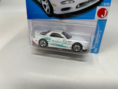 '95 Mazda RX-7 #170 * White * 2024 Hot Wheels Case J