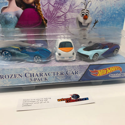 Disney Frozen Movie 3-Pack * Hot Wheels Character Cars