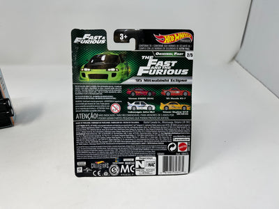 '95 Mitsubishi Eclipse * Green * Hot Wheels Fast & Furious * Original Fast