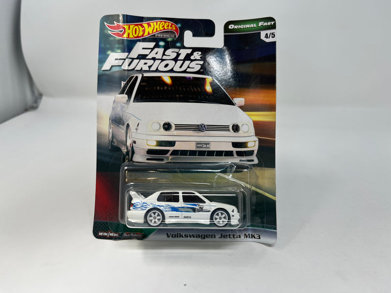 Volkswagen Jetta MK3 * White * Hot Wheels Fast & Furious * Original Fast