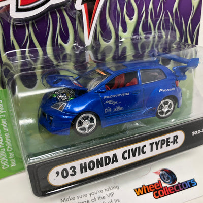 '03 Honda Civic Type-R SS Tuner * Muscle Machines 1:64 Die Cast