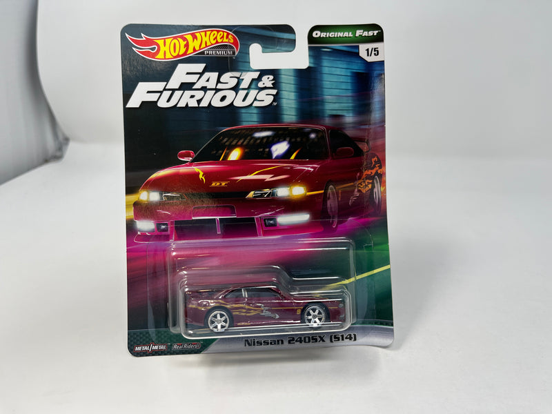 Nissan 240SX S14 * Burgundy * Hot Wheels Fast & Furious * Original Fast