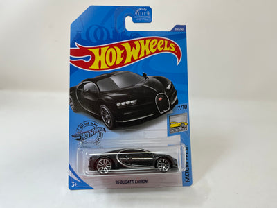 '16 Bugatti Chiron #89 * Black * 2020 Hot Wheels USA Card