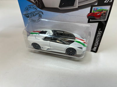 Lamborghini Reventon Roadster #18 * White * 2019 Hot Wheels USA Card