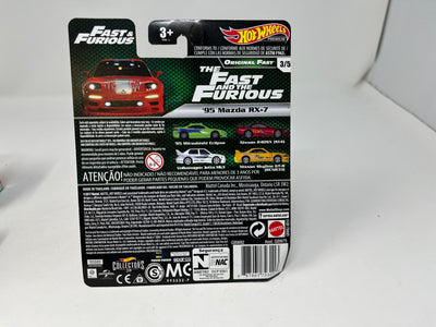 '95 Mazda RX-7 * Red * Hot Wheels Fast & Furious * Original Fast