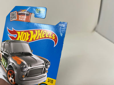 Morris Mini #193 * ZAMAC * 2016 Hot Wheels USA Card