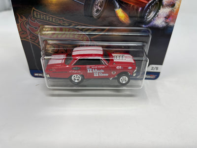 '63 Chevy Nova * RED * Hot Wheels Car Culture Drag Strip Demons