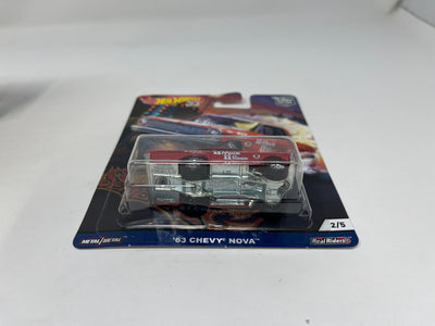 '63 Chevy Nova * RED * Hot Wheels Car Culture Drag Strip Demons