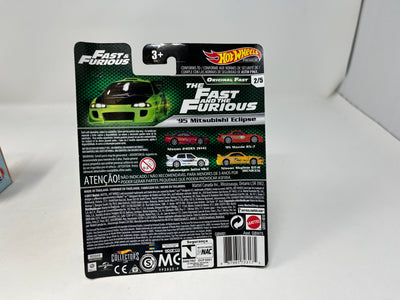 '95 Mitsubishi Eclipse * Green * Hot Wheels Fast & Furious * Original Fast