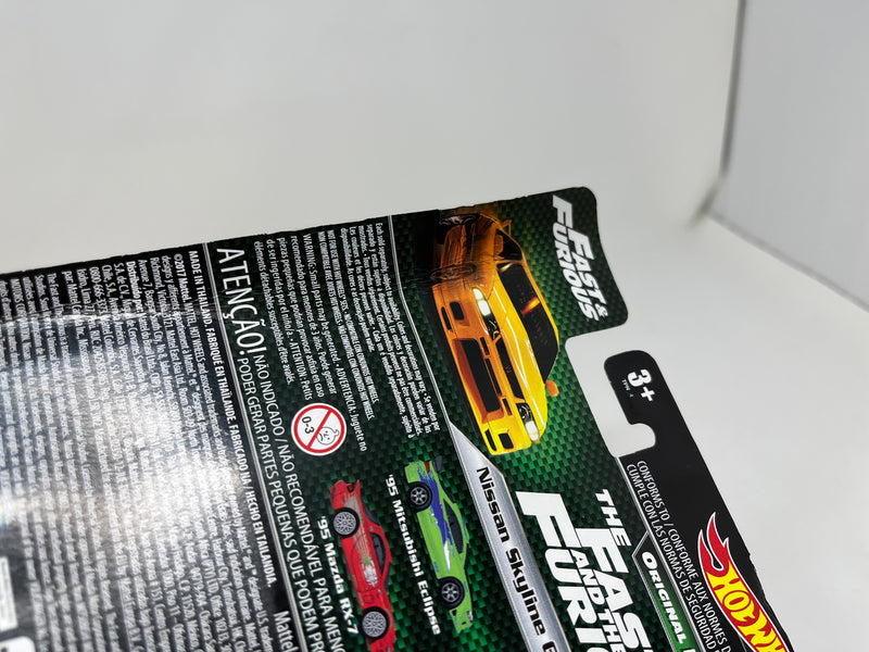 Nissan Skyline GT-R BCNR33 * Yellow * Hot Wheels Fast & Furious * Original Fast