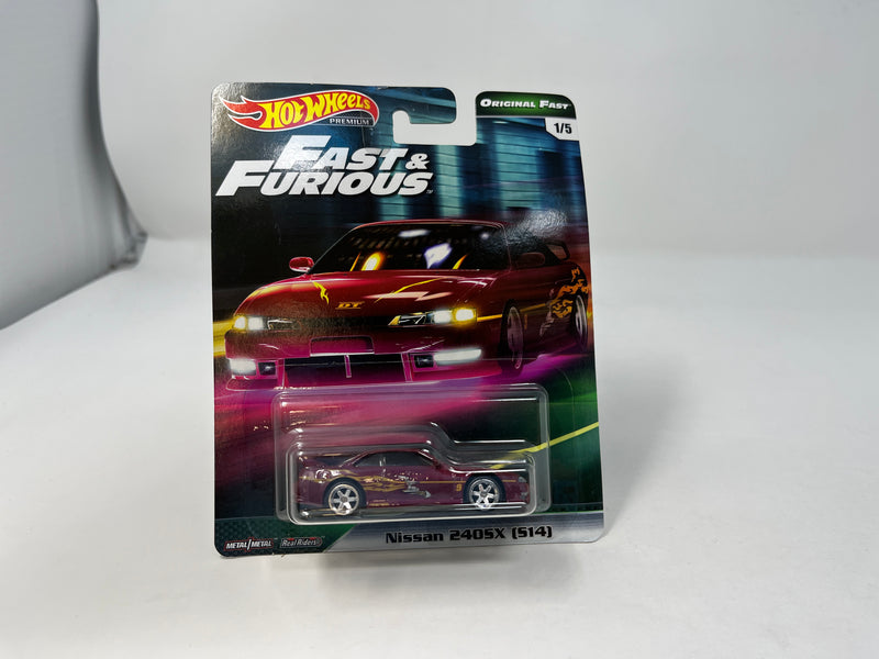 Nissan 240SX S14 * Burgundy * Hot Wheels Fast & Furious * Original Fast