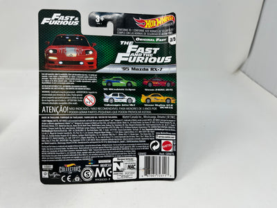 '95 Mazda RX-7 * Red * Hot Wheels Fast & Furious * Original Fast