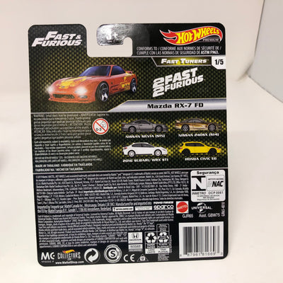 Mazda RX-7 FD #1 * Hot Wheels Fast & Furious Fast Tuners