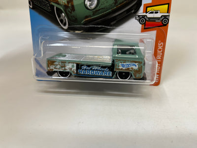 Volkswagen T2 Pickup #297 * Green * 2018 Hot Wheels USA Card