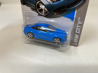 BMW M3 #7 * Blue * 2013 Hot Wheels International Card