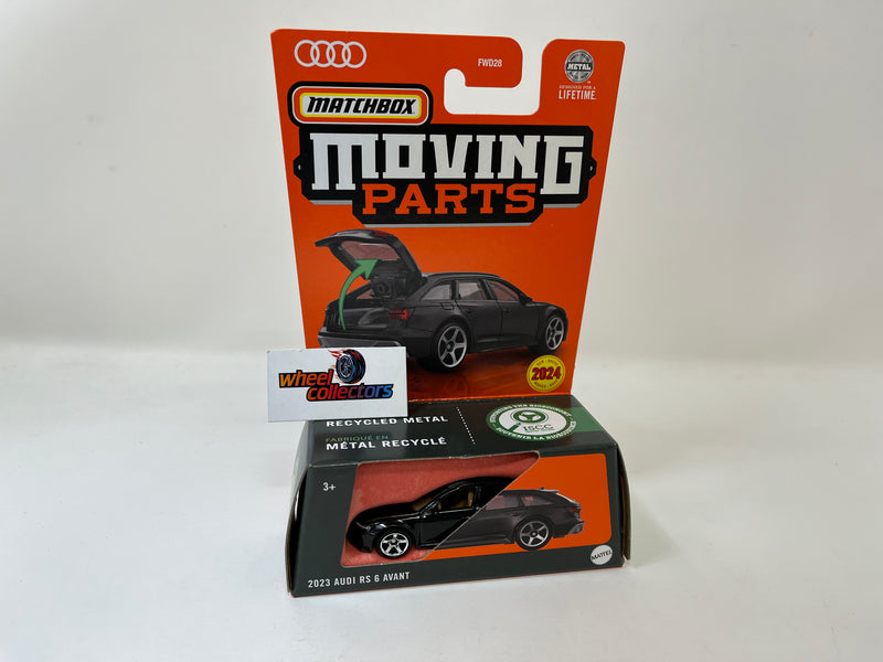2023 Audi RS 6 Avant * BLACK * 2024 Matchbox Moving Parts Case K