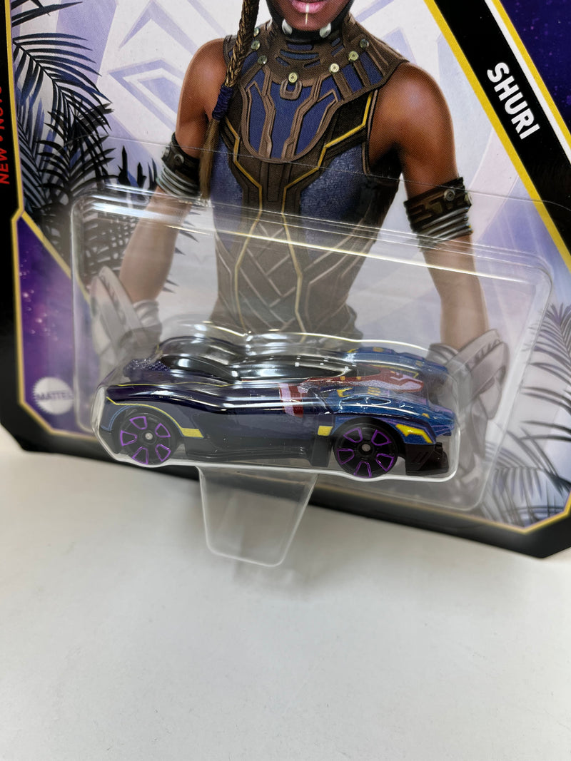 SHURI * Black Panther Marvel * NEW!! 2024 Hot Wheels Character Cars Case G Release
