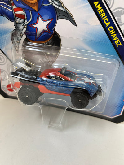 America Chavez * Marvel * NEW!! 2024 Hot Wheels Character Cars Case G Release