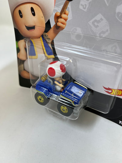 Toad * SUPER Bros. MOVIE * 2023 Hot Wheels MARIO KART Nintendo Case G