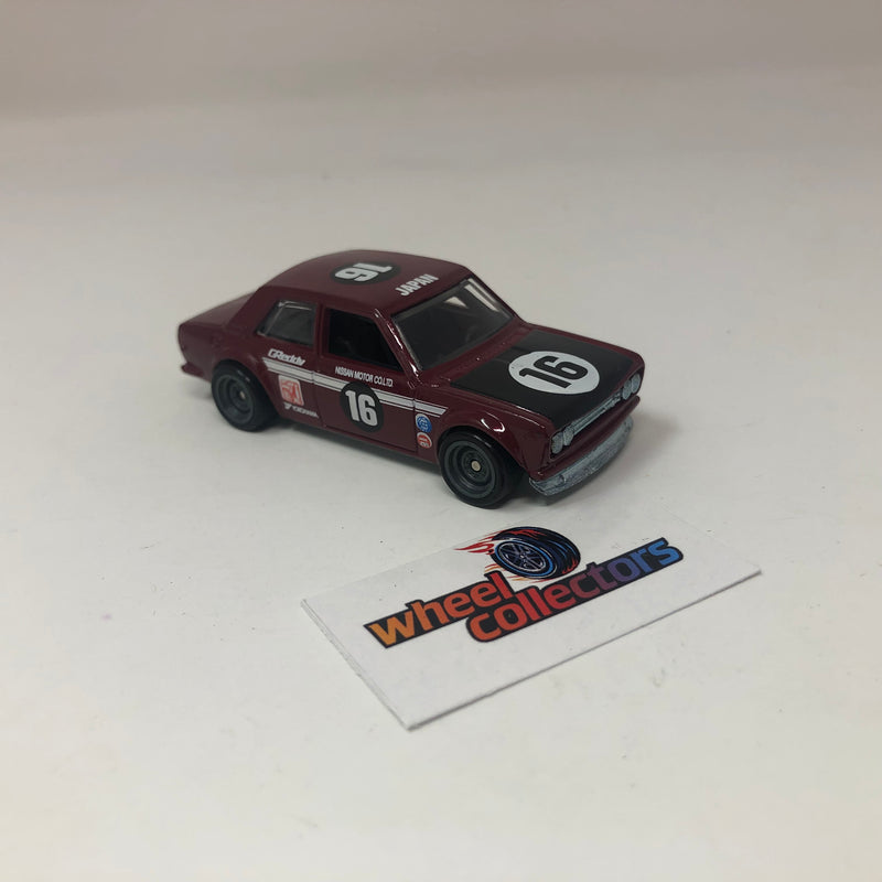 Datsun Bluebird 510 Track Day * Hot Wheels 1:64 scale Loose Diecast