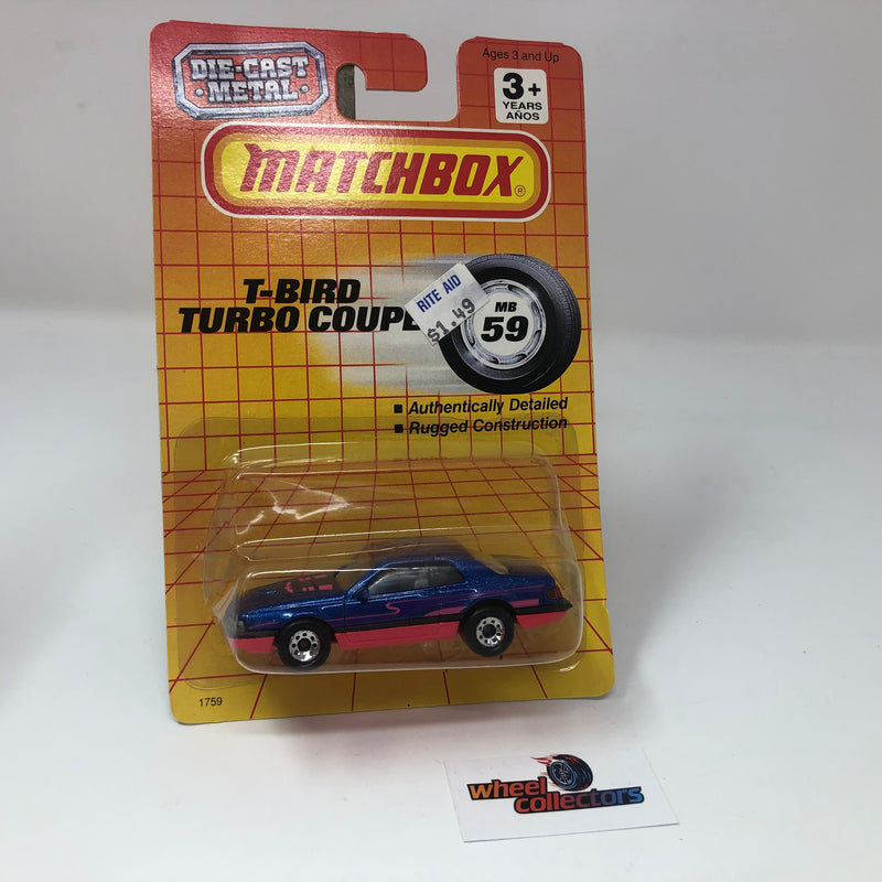 T-Bird Turbo Coupe MB59 * Matchbox Basic Series