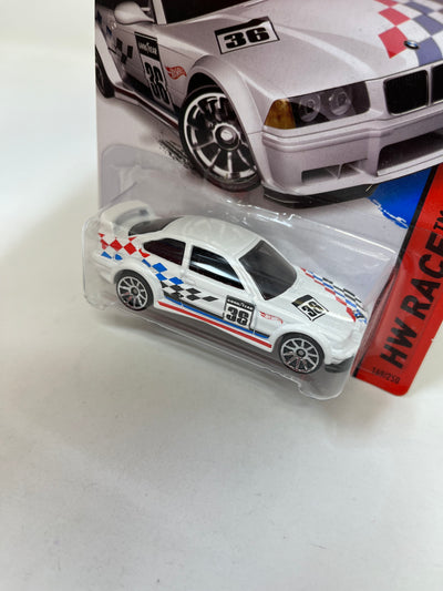 BMW E36 M3 Race #169 * RED * 2014 Hot Wheels USA Card