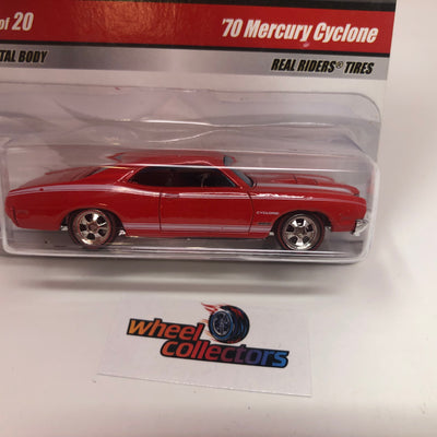 '70 Mercury Cyclone * RED * Hot Wheels Larry's Garage