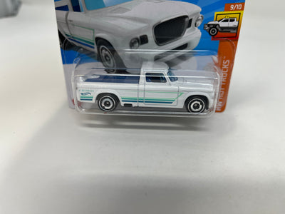 '63 Studebaker Champ #155 * White * 2024 Hot Wheels Case N Short Card