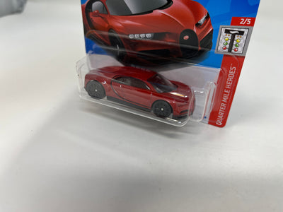 '16 Bugatti Chiron #201 * RED * 2024 Hot Wheels Case N Short Card