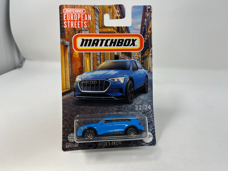 Audi E-Tron * Blue * 2024 Matchbox European Streets Case D New!