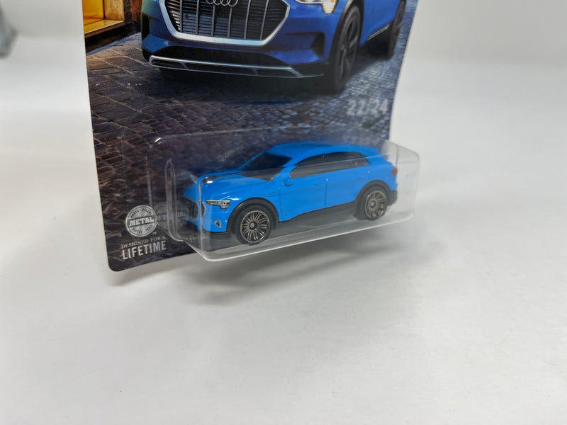 Audi E-Tron * Blue * 2024 Matchbox European Streets Case D New!