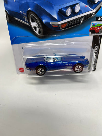 '72 Corvette Stingray Convertible #132 * BLUE * 2023 Hot Wheels