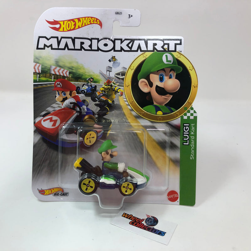 Luigi Standard Kart * 2023 Hot Wheels MARIO KART Nintendo Case F Release