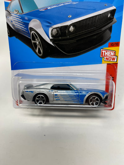 '69 Ford Mustang Boss 302 #244 * Silver * 2023 Hot Wheels