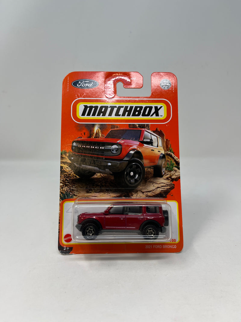 2021 Ford Bronco * Burgundy * Matchbox Basic