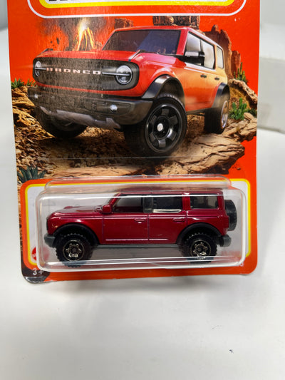 2021 Ford Bronco * Burgundy * Matchbox Basic