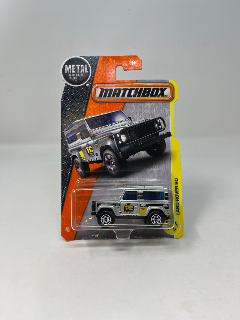 Land Rover 90 * Silver * Matchbox Basic