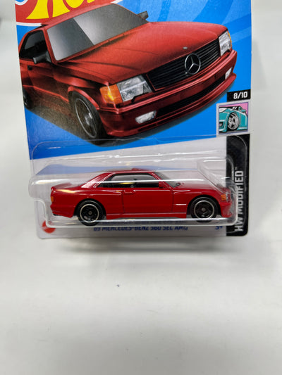 '89 Mercedes-Benz 560 SEC AMG #82 * RED * 2024 Hot Wheels