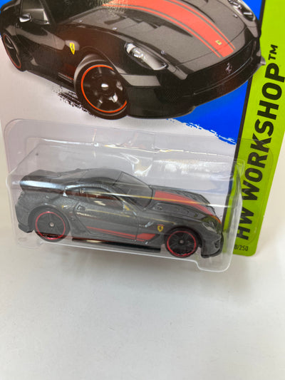 Ferrari 599XX #188 * Dark Grey * 2015 Hot Wheels