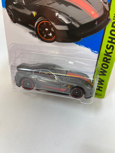 Ferrari 599XX #188 * Dark Grey * 2015 Hot Wheels