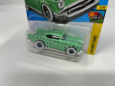 '57 chevy #121 * Green * 2024 Hot Wheels Case N