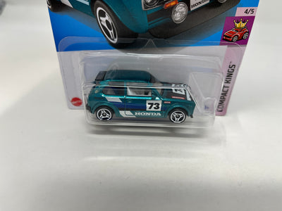 '73 Honda Civic Custom #90 * Teal * 2024 Hot Wheels Case N