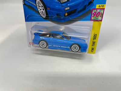 '96 Nissan 180SX Type X #211 * BLUE * 2024 Hot Wheels Case N